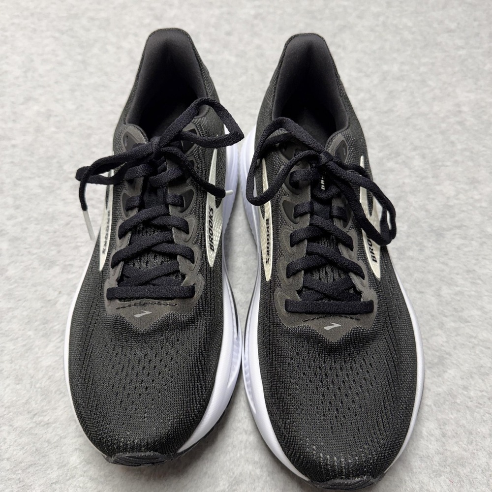 Brooks Ghost 17 Shoes Womens 8 Black Grey Running Sneaker Athletic 120431 1B 090 - Picture 6 of 8